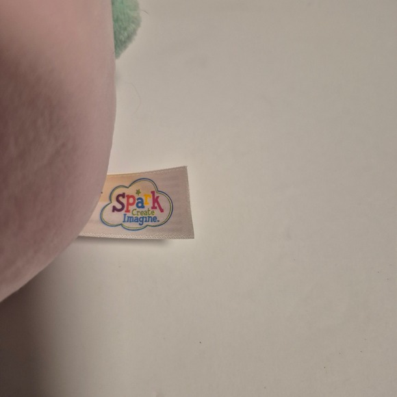 Spark Create Imagine Plush Unicorn Kids 7 in Pink Squishy Stuffed Animal - Picture 4 of 5